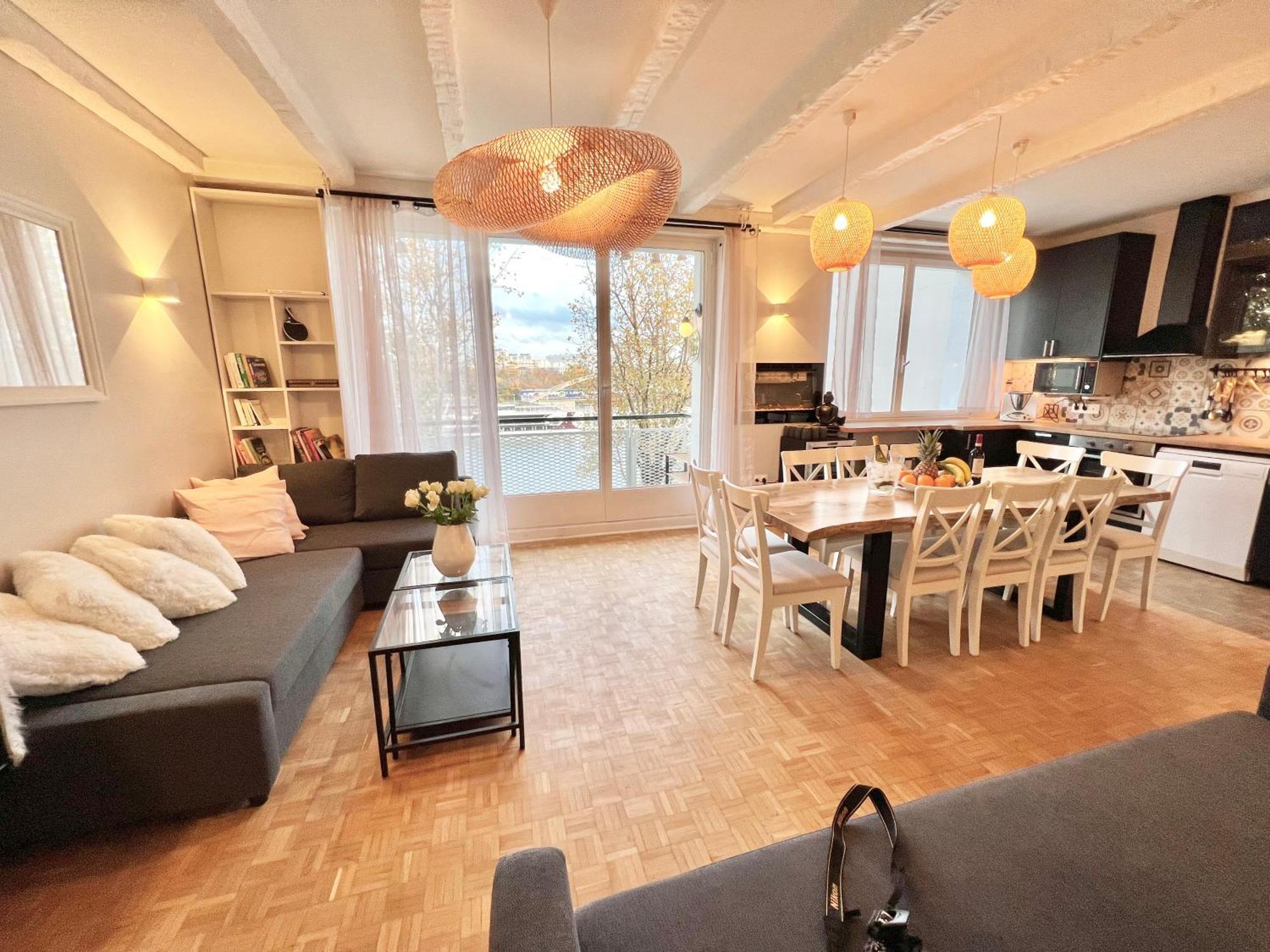 Parisnicostay - Cosy 4 Bedrooms Flat Seine River Parijs